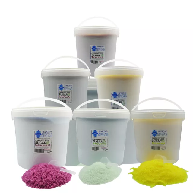 Baking Beauty and Beyond Cotton Candy Floss Sugar with 5kg Buy 3 get 2 Free