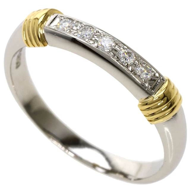 CHRISTIAN DIOR   Ring Diamond Platinum PT950 K18YG