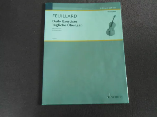 ♪ Livre Partitions - Daily Exercises For Violoncello - ed schott ♪