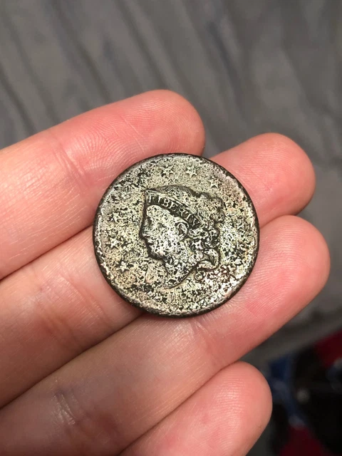 1834 Matron Head Large Cent- Small 8, Large Stars, Medium Letters- Fine Details