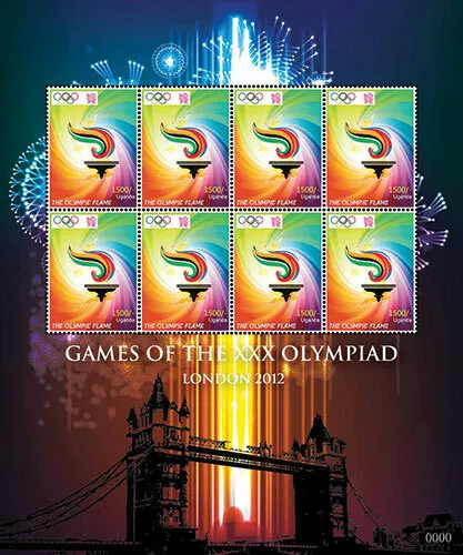 Uganda 2012 - LONDON OLYMPICS 2012 - Sheet of 8 - MNH