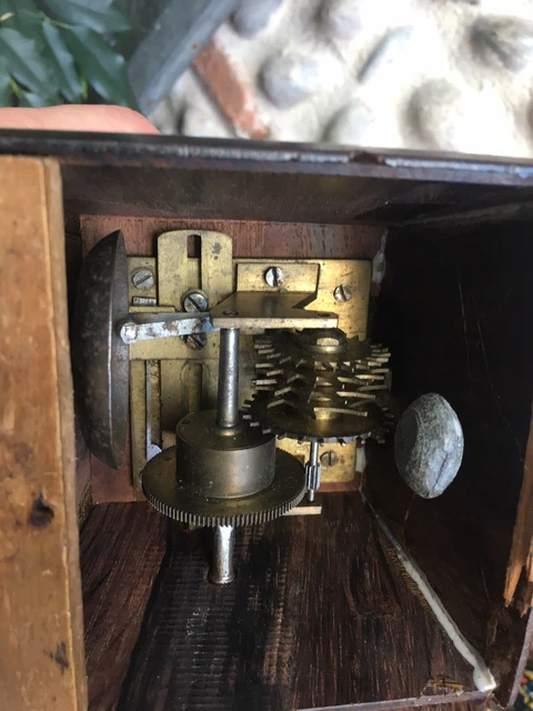 Maelzel Metronome 1880 Ancien Old   XIXe Bois Musique Instrument Marqueterie 6