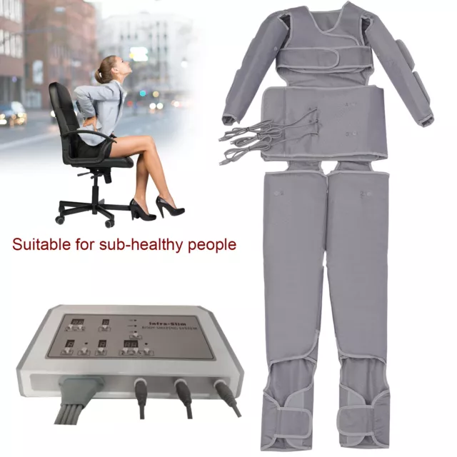 Air Pressure Pressotherapy Far Infrared Lymphatic Fat Removal SPA Machine Suit