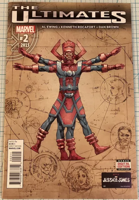 Ultimates #2 NM Kenneth Rocafort Cover 2016 1st App Galactus the Lifebringer