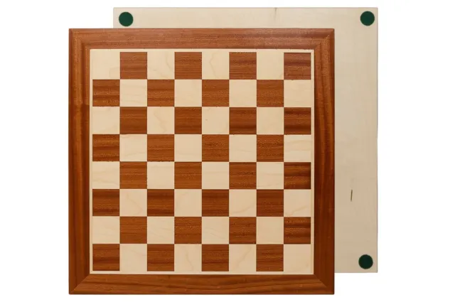 19" Inlaid Wooden Chess Board. No. 5 Professional Chess Board
