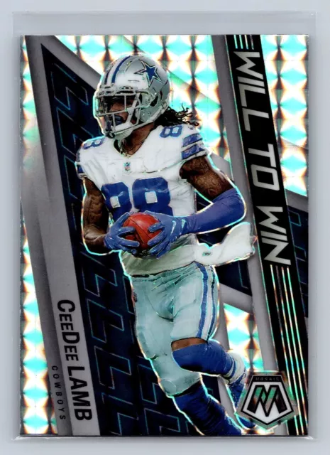 2022 Panini Mosaic Will to Win #WW-18 CeeDee Lamb Mosaic Insert
