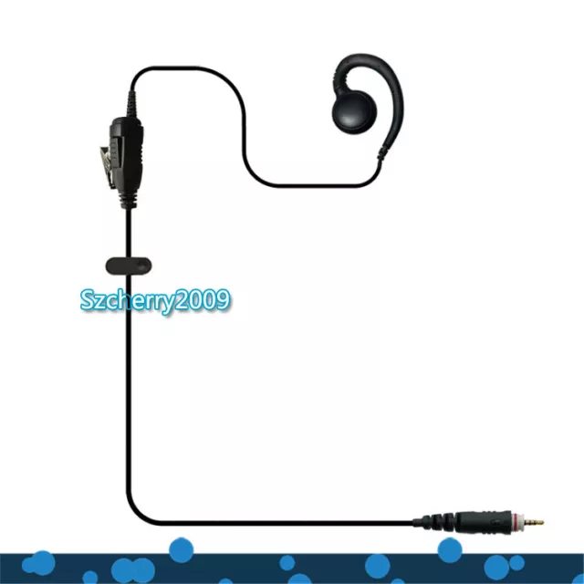 C Shape Ear Hook Headset Earphone Earpiece For Motorola CLP446e CLP107e CLP1010e