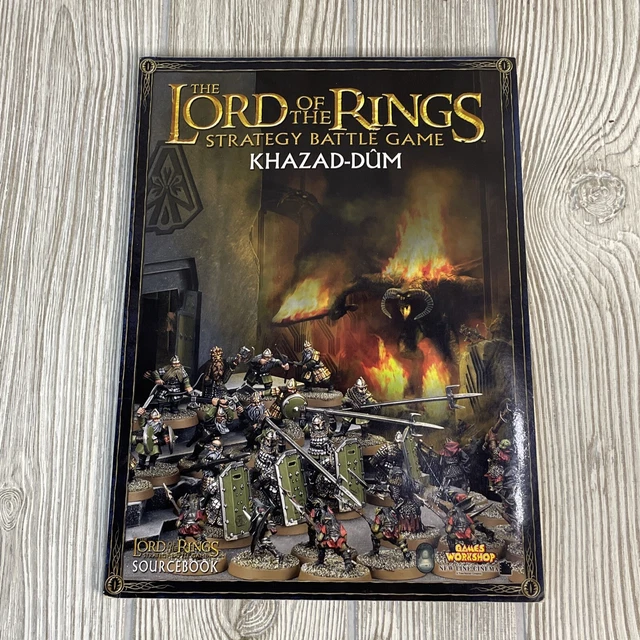LOTR KHAZADDUM SOURCEBOOK Games Rule Guide Role Play Lord Of