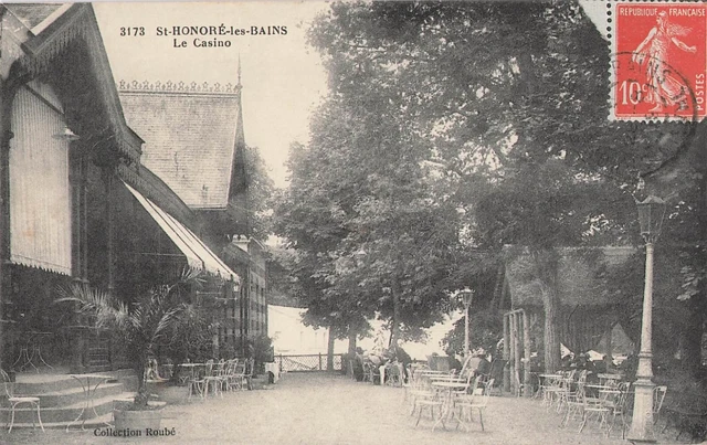 CPA - 58 - SAINT HONORE LES BAINS - le casino 43717