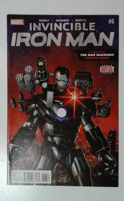 Invincible Iron Man Vol 2 #6 Marvel (2016) Mike Deodato Jr 1st Print Comic Book