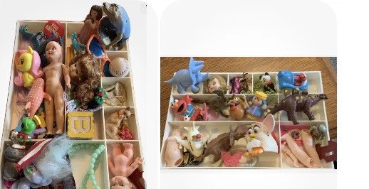 Vintage Junk Drawers Gadgets Toys Trinkets Miscellaneous Lot Of 2 Drawers   A