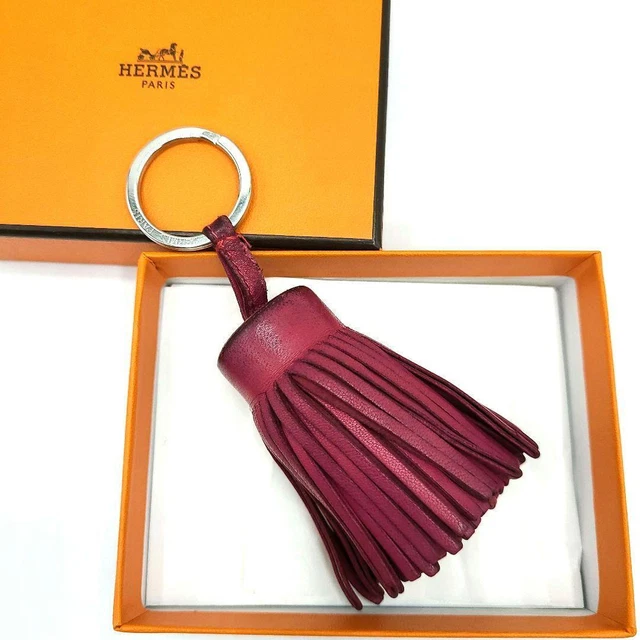 Hermes Carmen key ring rose purple 4.7 inch 28