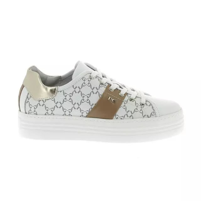 Sneakers da donna NeroGiardini E409954D in pelle