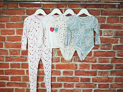 Girls Bundle Age 2-3 Years M&S Pyjama Set Sleepsuit Bodysuit Vest Nightwear 98Cm