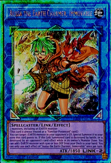 遊戯王OCG デュエルモンスターズ Aussa the Earth Charmer, Immovable Aussa the Earth Charmer, Immovable Secret Rare QCCP-JP189