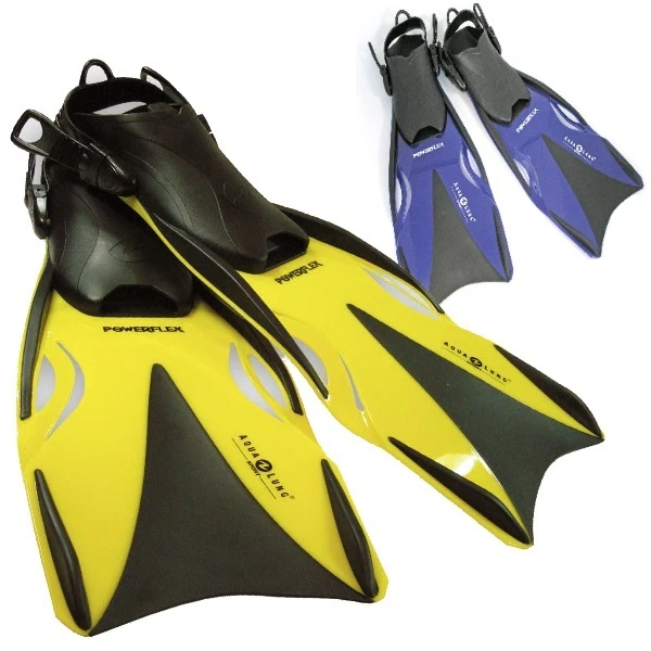 Aqualung POWERFLEX verstellbare Schnorchelflosse Reise Flosse Taucherflossen