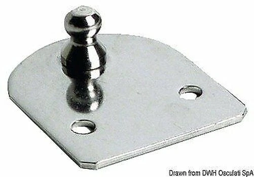 Plaque Inox Plat Bille 10 MM Marque Osculati 38.013.40