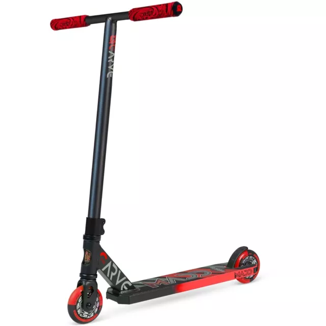 Madd Gear Carve Pro Stunt Scooter - Black/Red