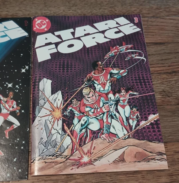 DC Atari Force #1  3 Mini Comic 1982 DC Comics Inc Vintage Promo Promotional Lot 3