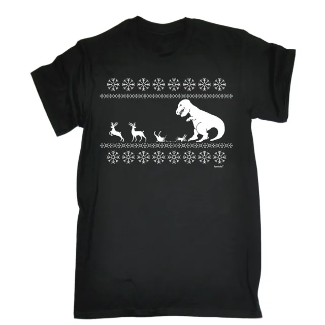 Christmas Lunch For T-Rex T-SHIRT Dino Tee Top Funny Present birthday gift