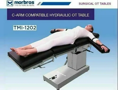 C-ARM COMPATIBLE SURGICAL OT TABLE Model-TMI-1202(HYDRAULIC UP & DOWN) OPERATING