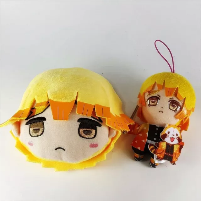 Set di bambole in peluche ripiene Zenitsu Agatsuma Demon Slayer e custodia...