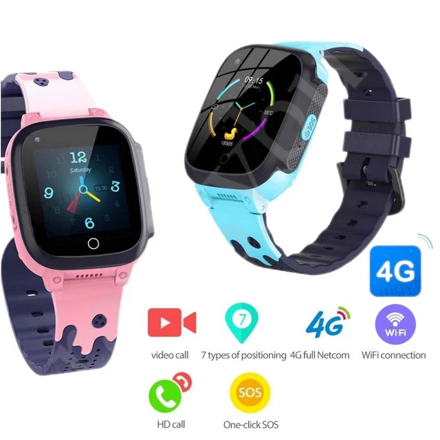 KIDS SMART WATCH 4G Video Call Watch Waterproof WIFI Phone Alarm Clock ...