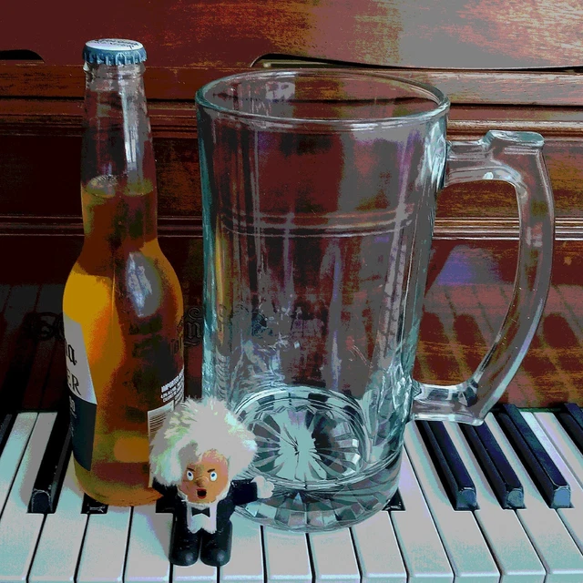 "THE BRUTE" Beer Mug - Size Matters -42 Oz. Clean & Pristine