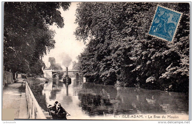 95 L'ISLE ADAM - le bras du moulin