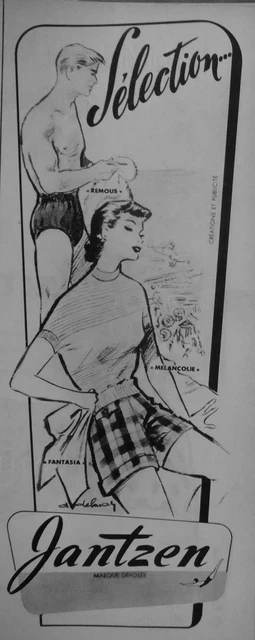 Publicité Jantzen Slip De Bain Et Maillot Selection