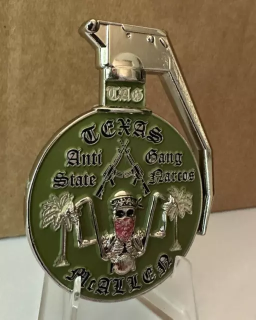 New and Sought After Texas Anti Gang DPS McAllen Office Challenge Coin