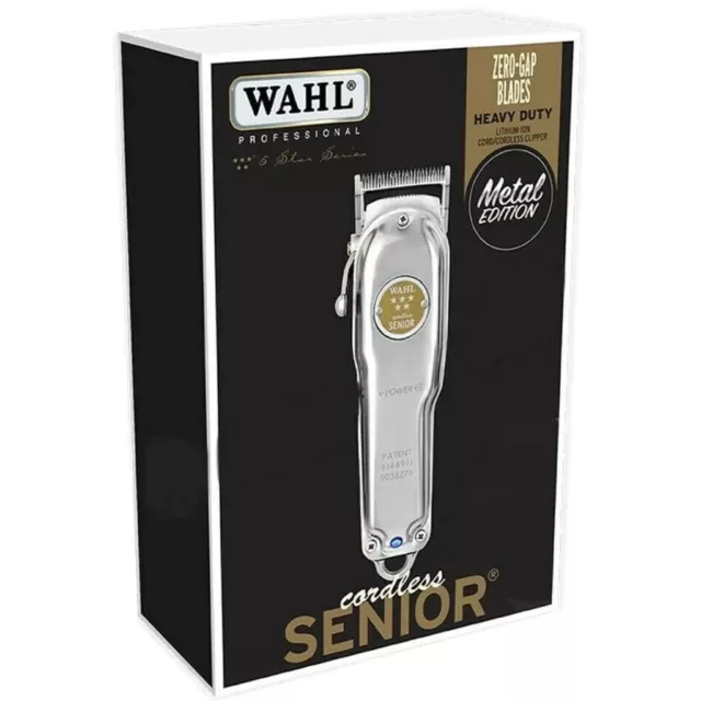 Wahl Profesional 5 Estrella Senior Inalámbrico Metal Edición Cortadora 3000-112 2