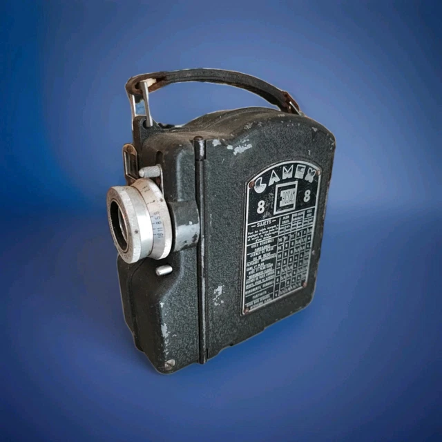 CAMÉRA SUPER 8 Camex Ercsam avec sacoche cuir - Années 1950' EUR 45,00