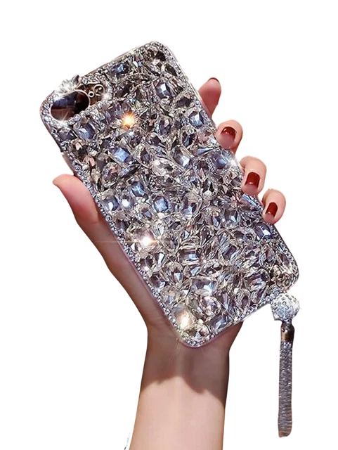 Coque de téléphone pour iPhone - avec diamant (Strass)
