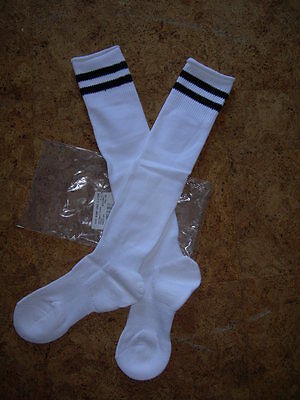 chaussettes de  RUGBY PROACT-BLANCHES avec 2 bandes noires en 31-34