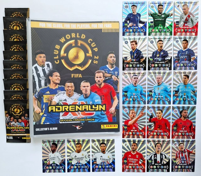 Panini Clubs World Cup 2025 Stickers Boîte de 36 Pochettes