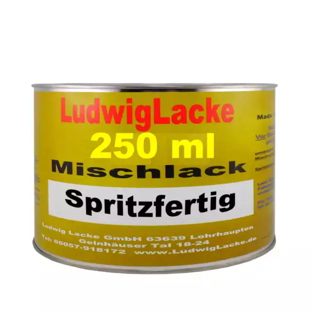 250ml Peinture de Voiture Prêt pour Opel Gris Carbone Met. OP177