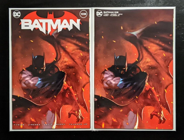 Batman #108 - Gabriele Dell'Otto Variant Set - Trade Dress + Minimal - 2021 DC