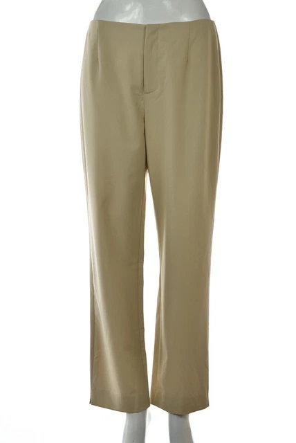 NEW Womyn Laurie Womens Pants Size 10 Beige Dress Trousers Polyester Slacks