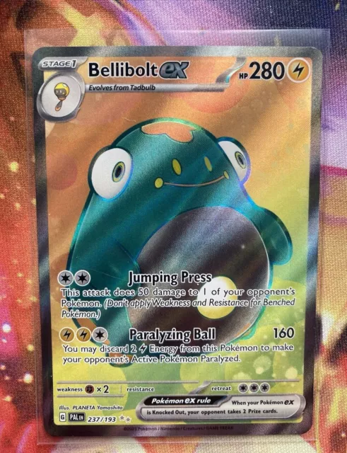 Bellibolt ex 237/193 Full Art Paldea Evolve Holo Ultra Rare Pokemon MINT
