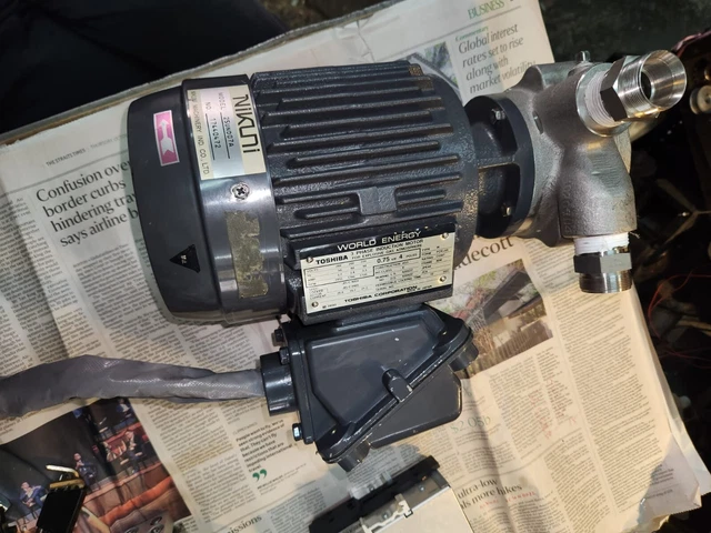 Nikuni 25UND07A Stainless Steel Regenerative Turbine Pump Used Good Condition