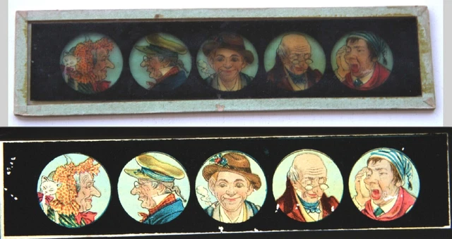 ANCIENNE PLAQUE VERRE magic lanterne magique photo fin XIX° enfant écolier .. EUR 15,00