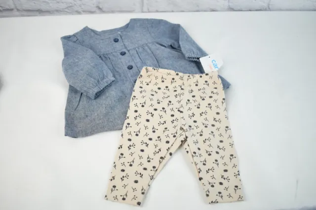 Carters 2 Piece Shirt/Pants Outfit - Infant Newborn - NEW