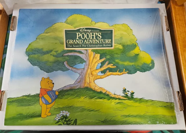 Vtg. Disney Store Exclusive 4 Winnie the Pooh Lithograph Prints New/Sealed.