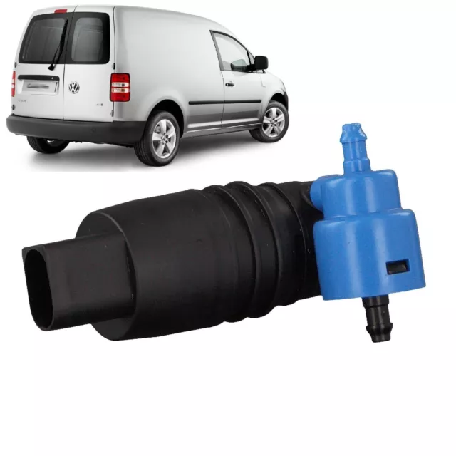 Front & Rear Windscreen Washer Pump FOR VW Caddy Rear Wiper models 2004-2013