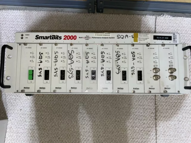 Netcom SmartBits 2000 AT-9155C AT-9045B Analysis System SMB2000