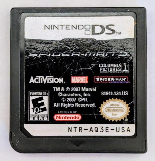 Nintendo Ds Lite Spider Mam JUEGO SPIDER-MAN Nintendo Ds 3Ds 2Ds