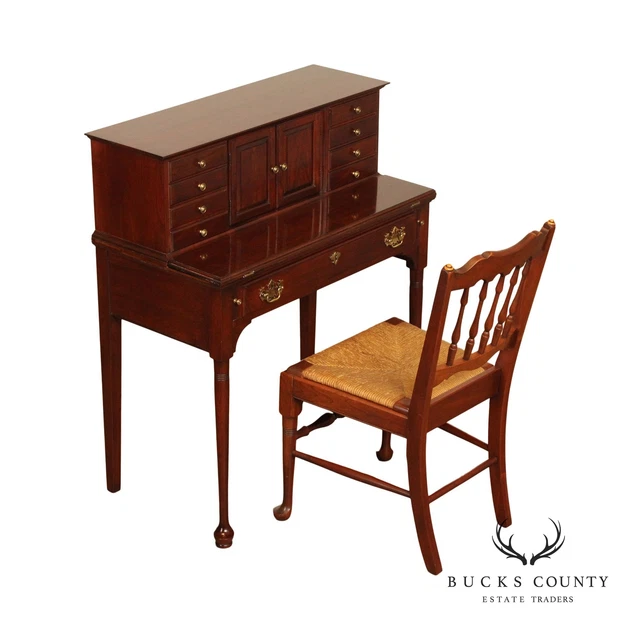 Pennsylvania House Queen Anne Cherry Secretary Writing Desk with Chair Pennsylvania House Queen Anne Cherry Secretary Writing Desk with Chair