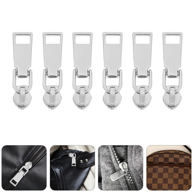 20 Pcs Zipper Pull Zinc Alloy Labels Clothing Replacement Extender