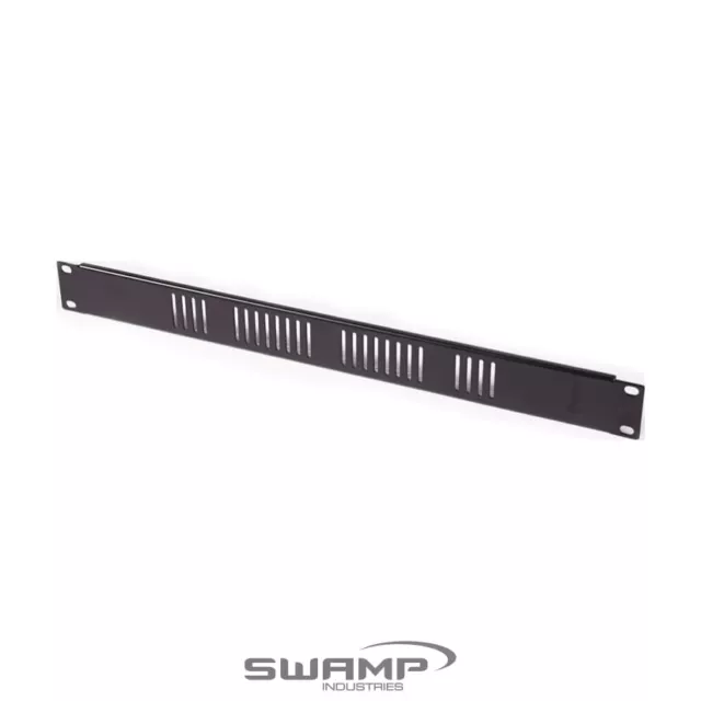 SWAMP 1RU 19 inch Rack Case Blanking Panel - Cover Plate - Air Vents